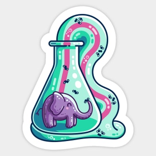 Elephant Toothpaste Chemistry Experiment Sticker